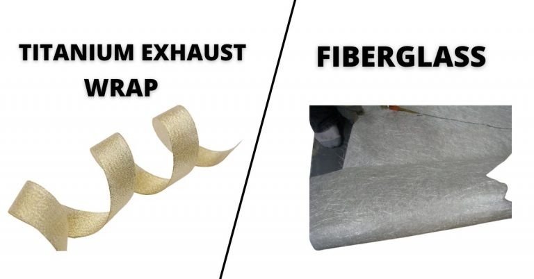 Titanium Exhaust Wrap vs Fiberglass